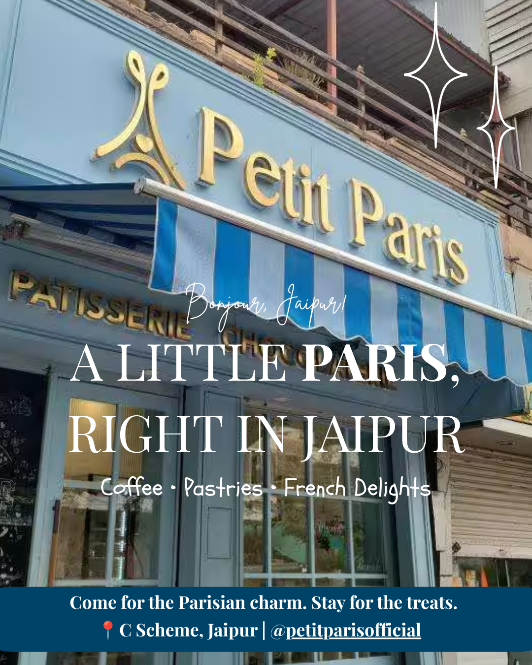 Canva Creatives — Petit Paris — café promo post