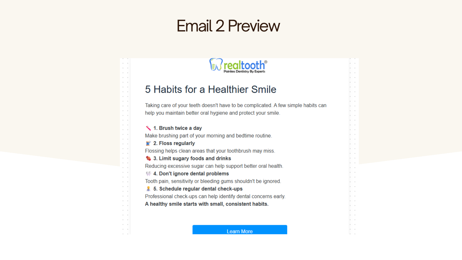 Email Marketing Workflow — Email 2 — Preview