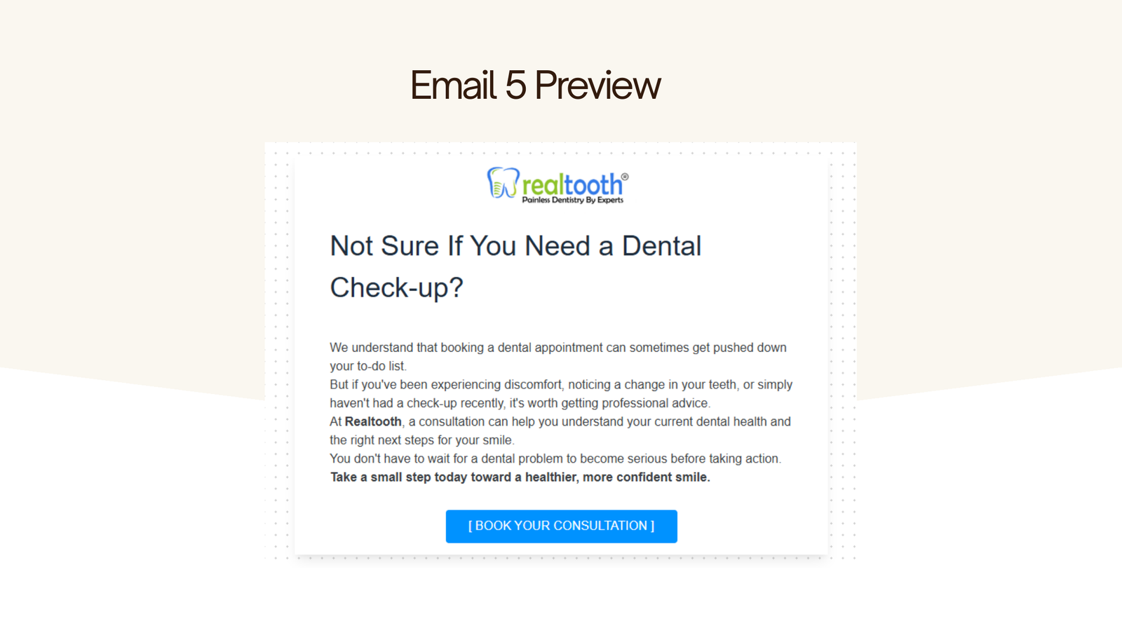 Email Marketing Workflow — Email 5 — Preview